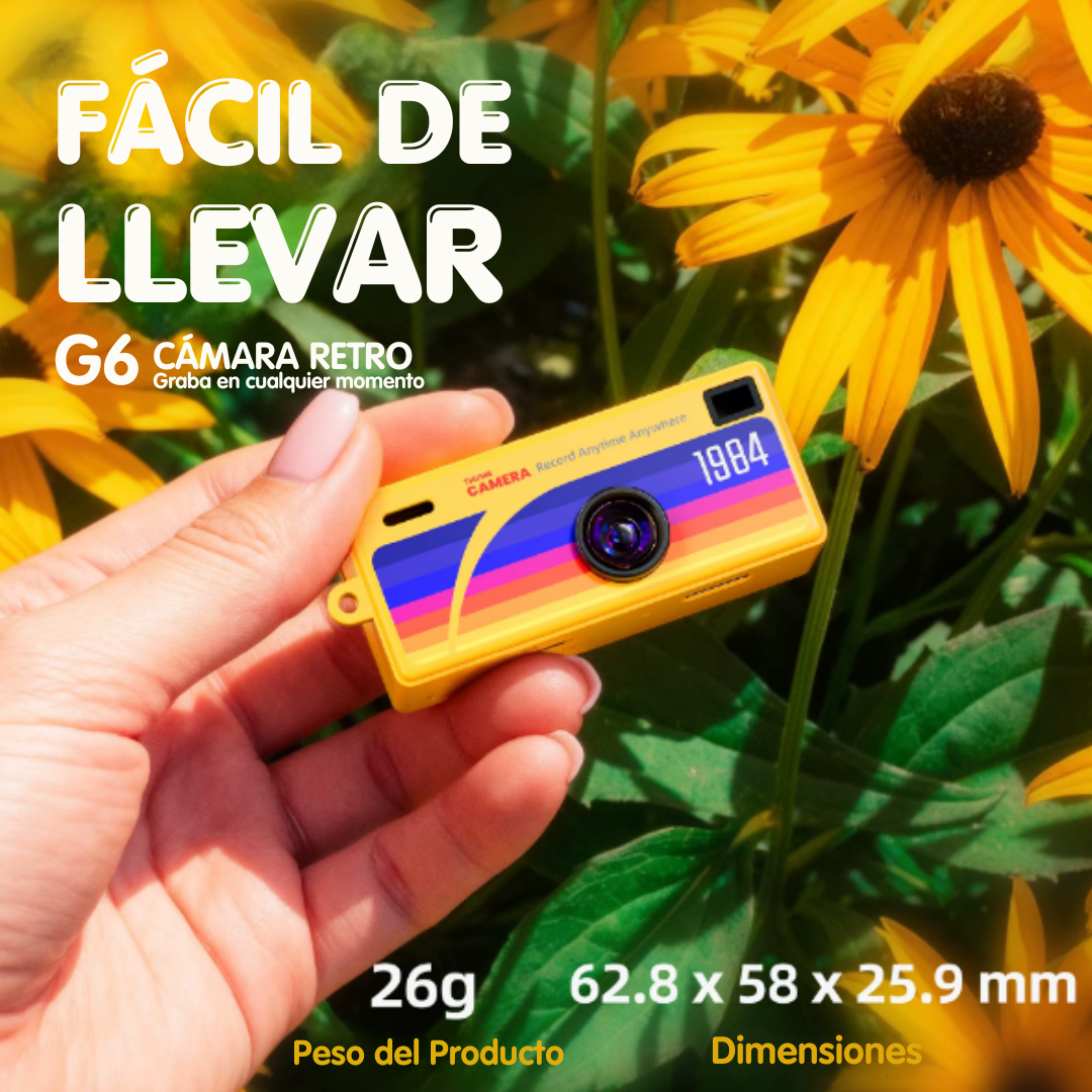 Mini Cámara Retro de Bolsillo